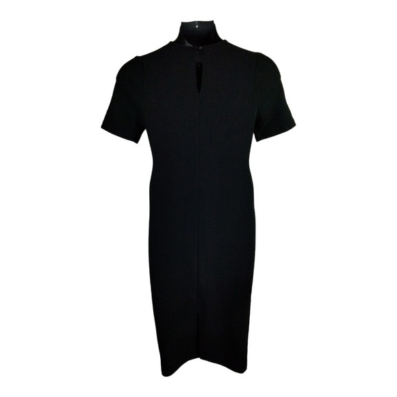 SHEIN Women's M Dress Black White Collar Wednesday  Adams Jury Halloween Gold - Picture 6 of 14